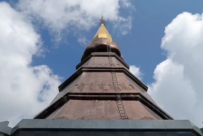 Low angle view of building against sky