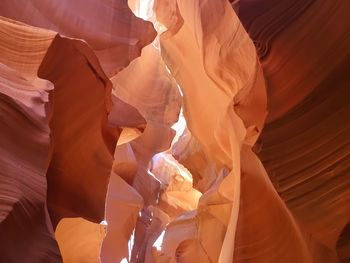 Scenic view of antelope canyon