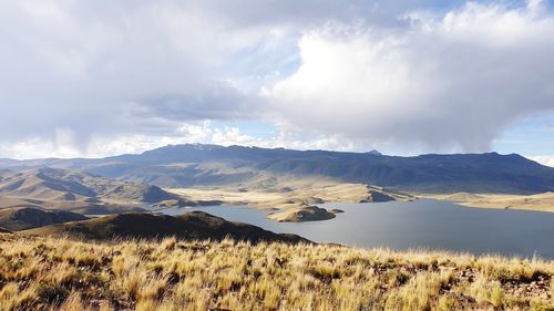 Panoramic view of landscape against sky