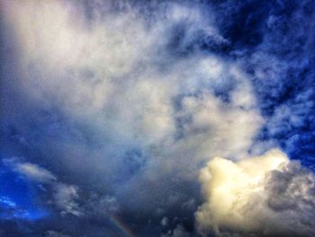 Low angle view of clouds in sky