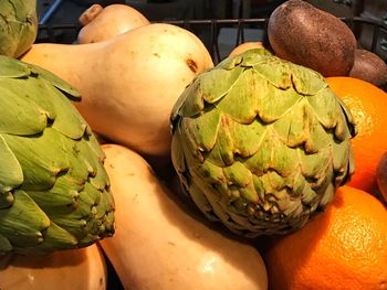 Close-up of fruits on table