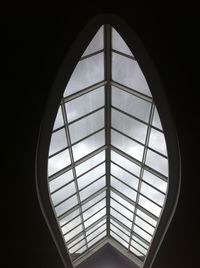 Low angle view of skylight