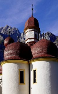 Low angle view of building against sky