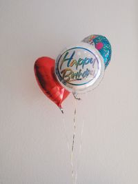 Close-up of multi colored balloons