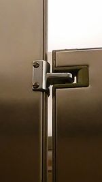 Close-up of door handle