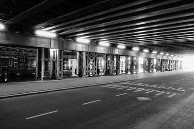 People walking on street at night