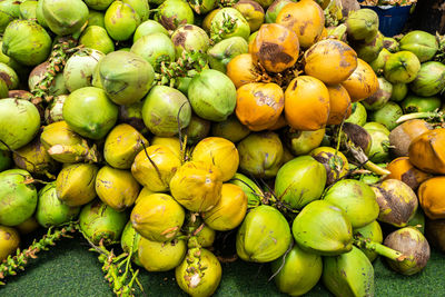 Full frame shot of vegetables for sale at market stall