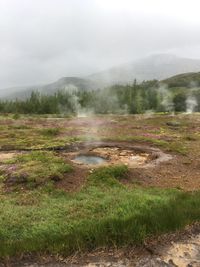 Scenic view of landscape against sky