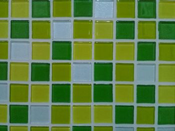 Full frame shot of tiled wall