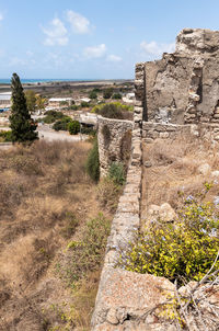 View of old ruins