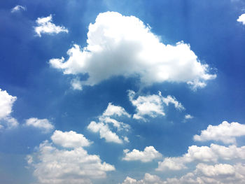 Low angle view of clouds in sky