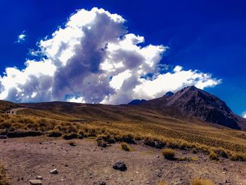 Afternoon view  at nevado de colima