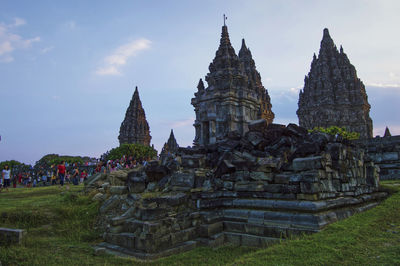 View of temple against sky