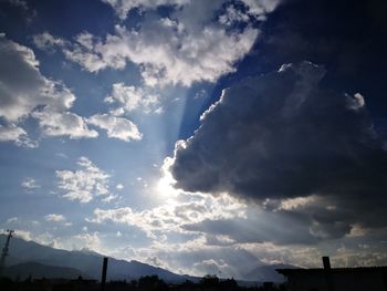 Low angle view of sky