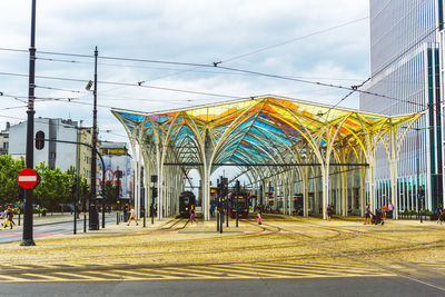 View of city street