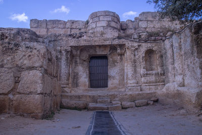 Old ruins of building