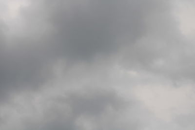 Low angle view of storm clouds in sky