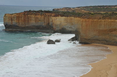 Rocks on beach