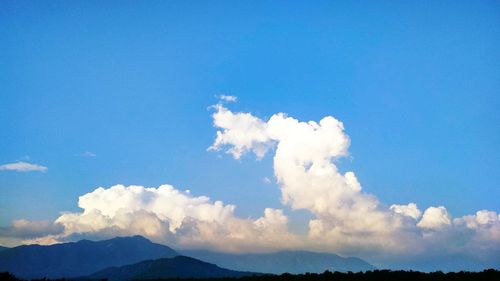 Low angle view of clouds in sky