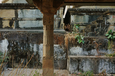 View of abandoned building