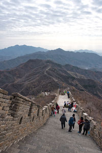 People at town square