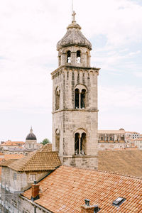 Low angle view of building against sky