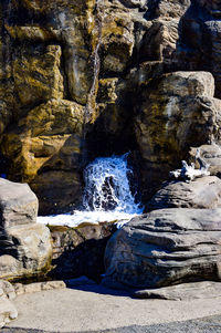 Scenic view of cave