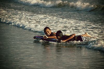 People in water