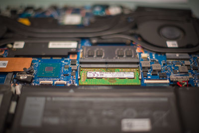 Close-up of computer keyboard