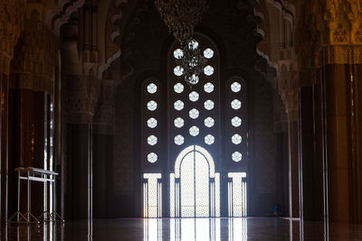 Interior of building