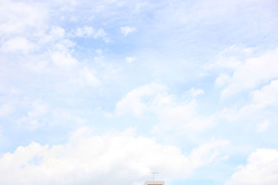 Low angle view of clouds in sky