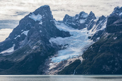 Balmaceda peak and glacier of last hope balmaceda peak, bernardo o'higgins national park,  chile