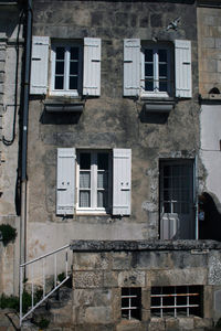 Low angle view of old building