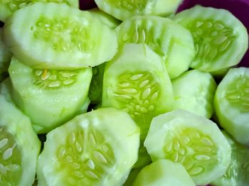 Full frame shot of green fruits