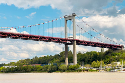 View of bridge against sky