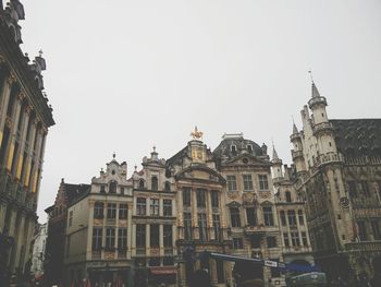 Low angle view of historical building against sky