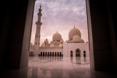 View of mosque against sky