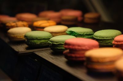 Close-up of food on table