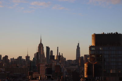 Modern buildings in city