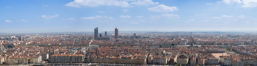 Aerial view of cityscape