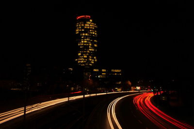 City street at night