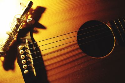 Close-up of guitar