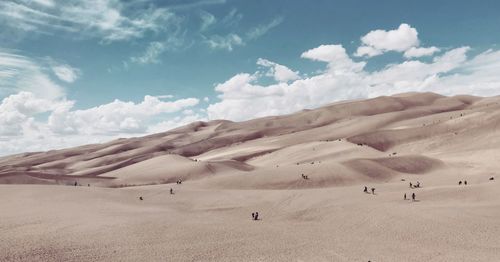 Panoramic view of landscape against sky