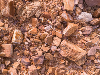 Full frame shot of rocks