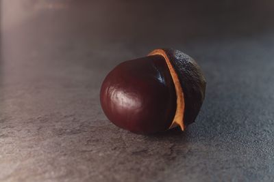 Close-up of apple on table