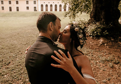 Boho style wedding photography. young couple, love, newlyweds, wedding day.