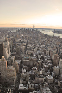 Cityscape at sunset