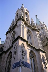 Low angle view of church