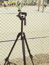 Close-up of chainlink fence