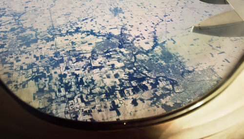 Aerial view of sea